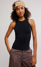 Free People So Soft Seamless Modal Tank- Black