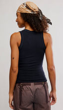 Free People So Soft Seamless Modal Tank- Black