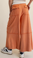 Wide Leg Easel Pants- Faded Rust