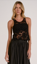Black Crochet Top