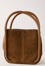 Free People Barlow Suede Bucket Bag- Cognac