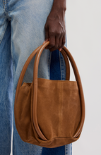 Free People Barlow Suede Bucket Bag- Cognac