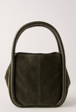 Free People Barlow Suede Bucket Bag- Dark Olive