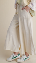 Ecru Washed Terry Pant