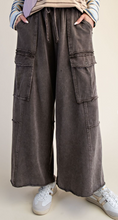 Wide Leg Easel Pants- Brown
