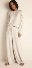Free People Dream State Wide-Leg Pants- Grey