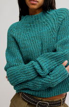 Free People Low Tide Pullover- Deep Lagoon