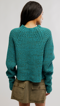 Free People Low Tide Pullover- Deep Lagoon