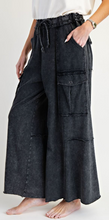 Wide Leg Easel Pants- Black