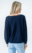 Navy Star Sweater
