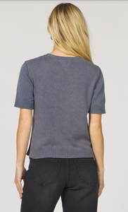 Leyla Top- Vintage Indigo
