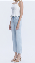 Aileeah High Rise Slim Wide Leg Denim