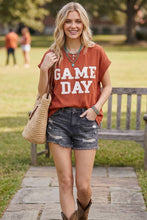 Game Day Ribbed Knit Top: BLACK