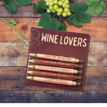 Wine Lovers Pen Set (funny, wine, winery, gift)