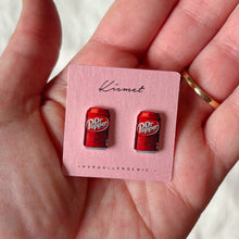 Dr. Pepper Stud Earrings