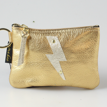 Lightening Bolt Leather Pouch