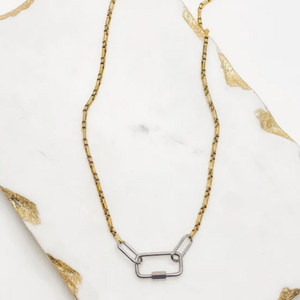AUGUST CARABINER NECKLACE