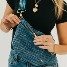 Westlyn Woven Bum Bag - TOP SELLER: Denim Blue