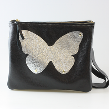 Heart Leather Crossbody Bag