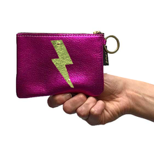 Lightening Bolt Leather Pouch