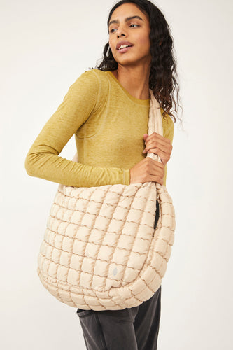 FP Movement Quilted Carryall- Beige