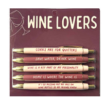 Wine Lovers Pen Set (funny, wine, winery, gift)