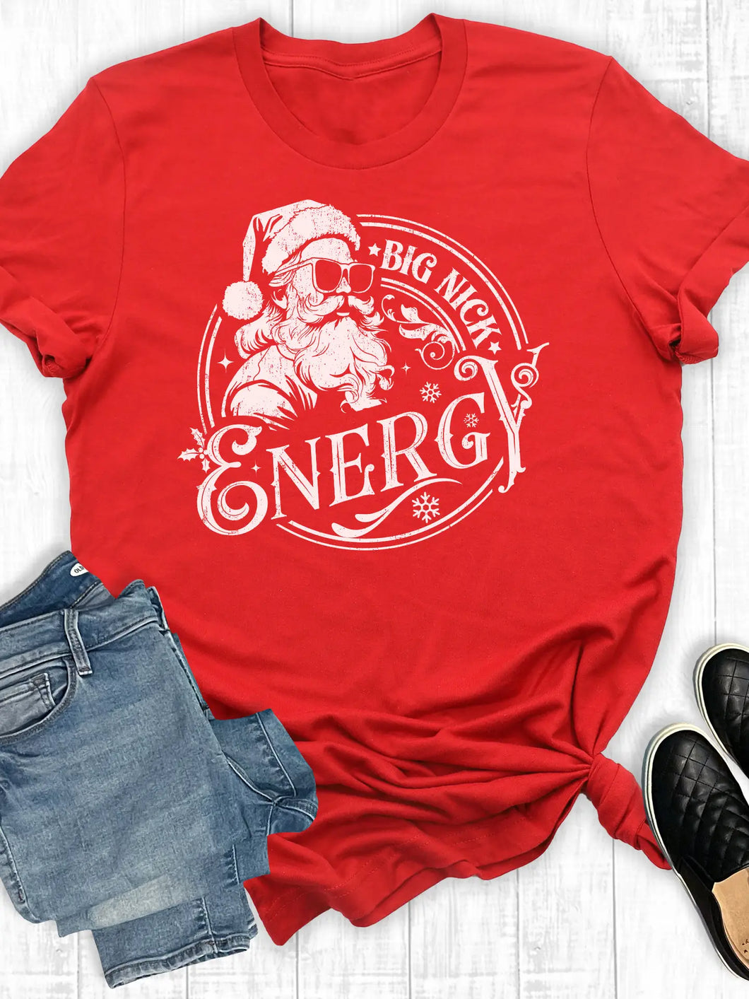 Big Nick Energy Santa Tee