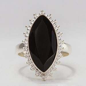 Black Onyx Protection Ring