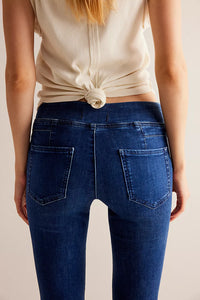 Free People Double Dutch Blue Muse Pant