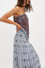 FP One Ravenna Printed Convertible Maxi Skirt- Bluebird