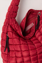 Free People Quilted Carryall Bag- Brick