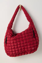 Free People Quilted Carryall Bag- Brick
