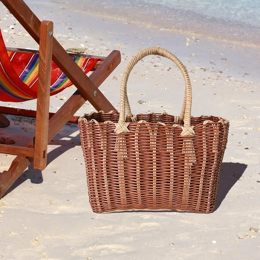 Basket Weave Tote Bag