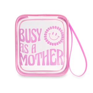 Busy As A Mother Teletote Travel Pouch