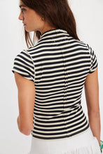 We The Free Lola Striped Tee- BW Stripe