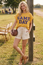 Game Day Ribbed Knit Top: BLACK