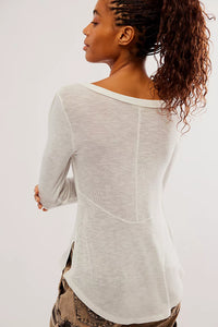 Free People Cabin Fever Ivory Top