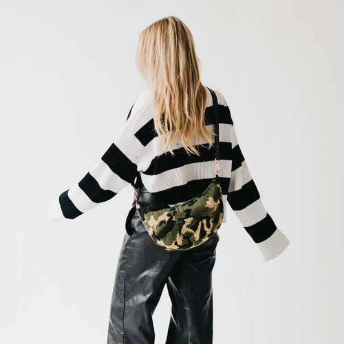 Shirley Sherpa Crossbody- Camo