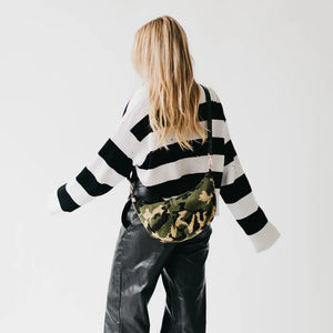 Shirley Sherpa Crossbody- Camo