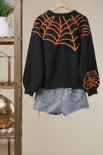 Halloween Spider Web and Spider Sweater