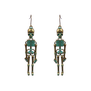 Skeleton Alloy Earrings