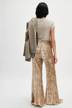 Free People Star Sign Velvet Pant- Champagne