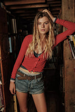 Free People Going Places Cardi- Cherry Crush