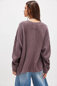 We The Free Dawson Pocket Thermal- Chocolate Grape