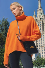 Cozy Turtleneck Dropped Shoulder Long Sleeve Sweater