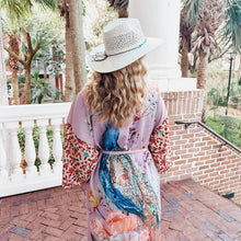 Shell Beach Western Sun Hat: Blue Stones