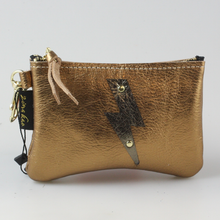 Lightening Bolt Leather Pouch