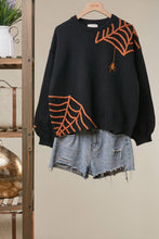 Halloween Spider Web and Spider Sweater
