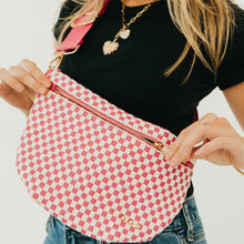 Westlyn Woven Bum Bag - TOP SELLER: Woven Checkered Black