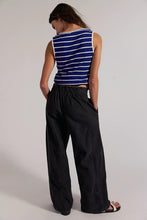 Free People Days End Linen Pant- Black